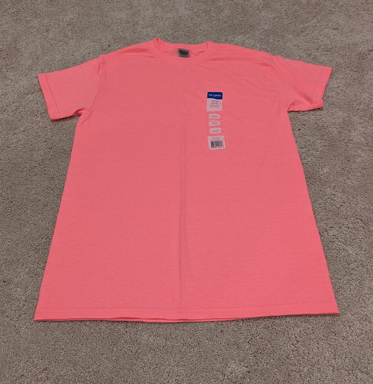 New! SS pink tshirt Preshrunk cotton - size Women - S (4/6)