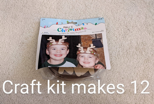 NEW($5) Reindeer Headband Craft Kit