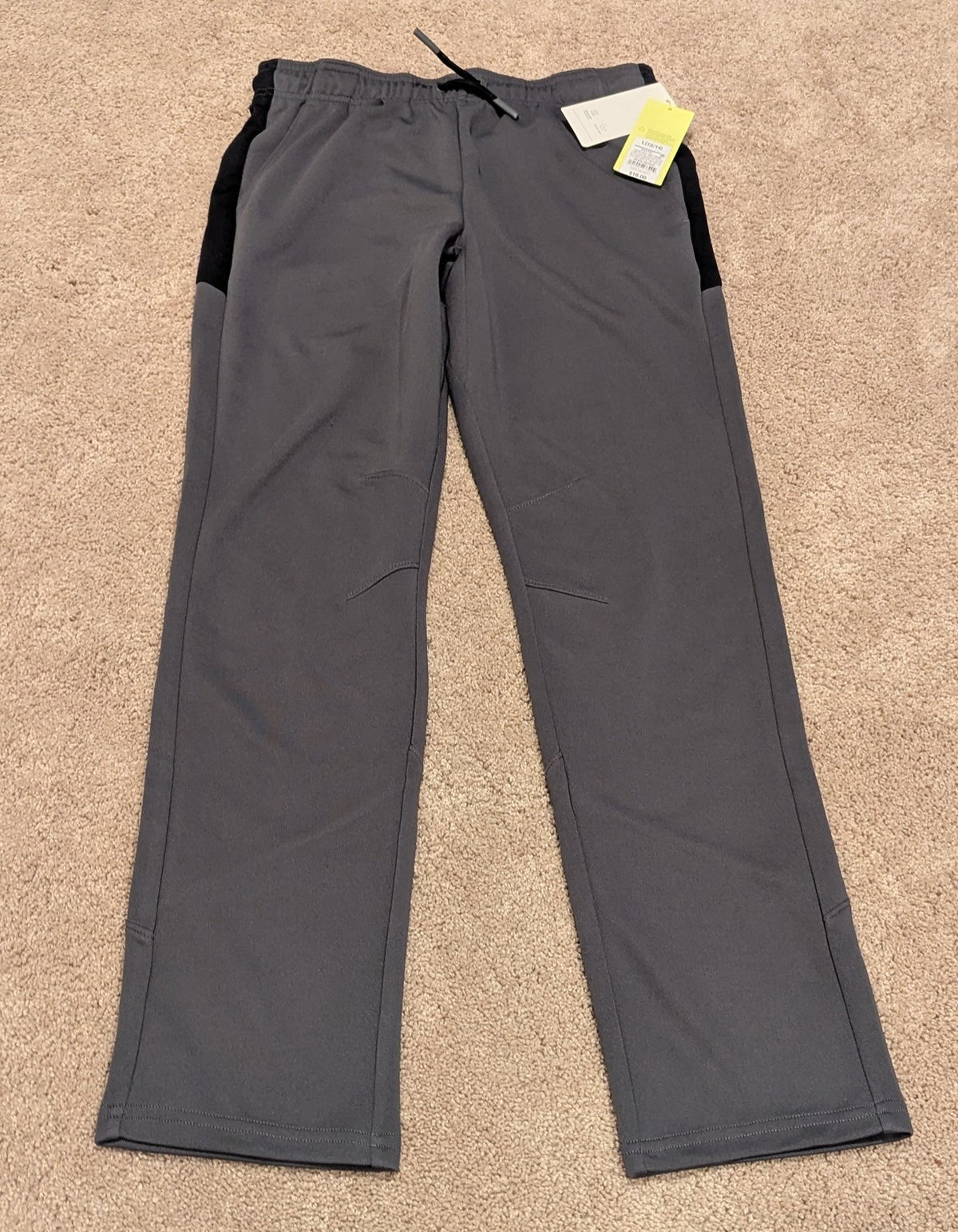 New! Grey athletic pants Retail $16 - size Youth - 12 (L)