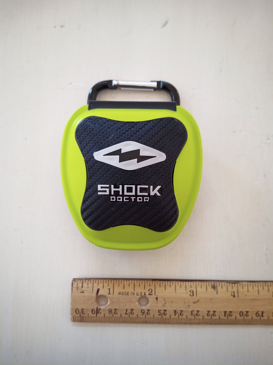 Mouthguard case- EUC Shock Doctor- green