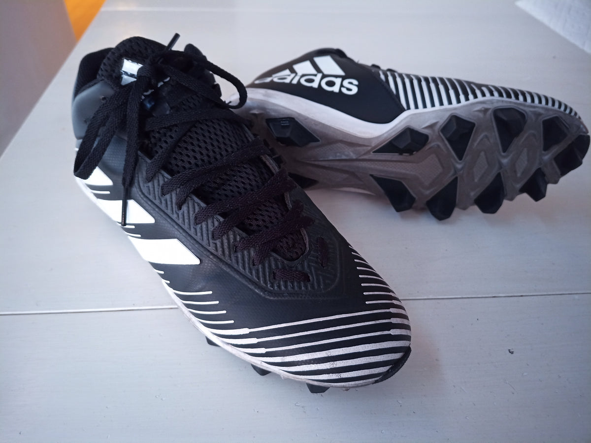 Football cleats - Adidas Freak MD 20, blk/wh - size Shoes - Adult 9