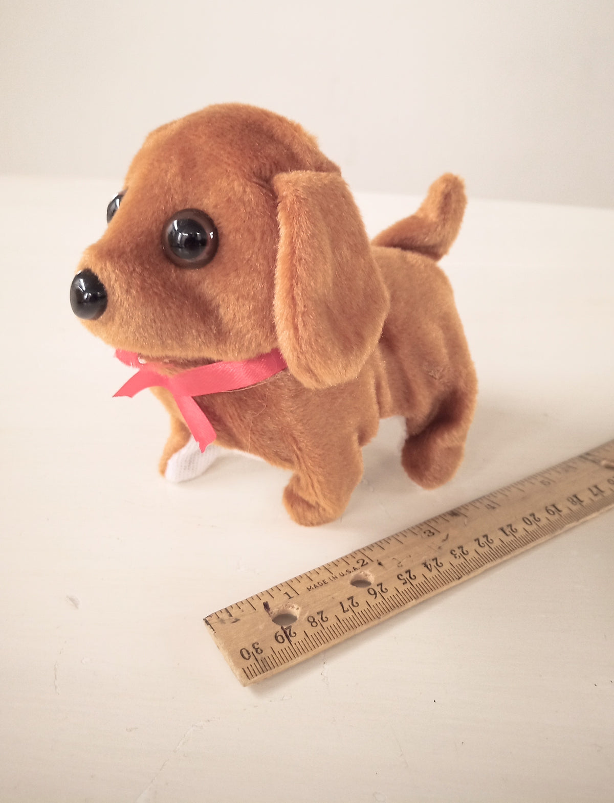 Walking Toy Dog with sound, brown