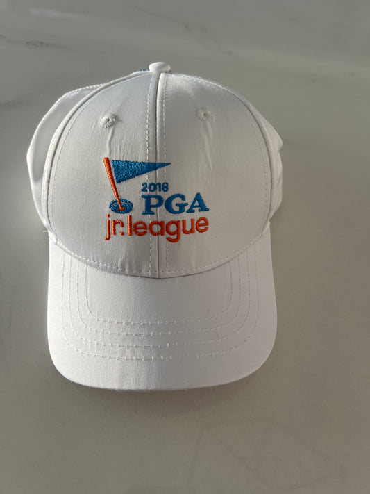 JPGA golf hat white VGUC adjustable