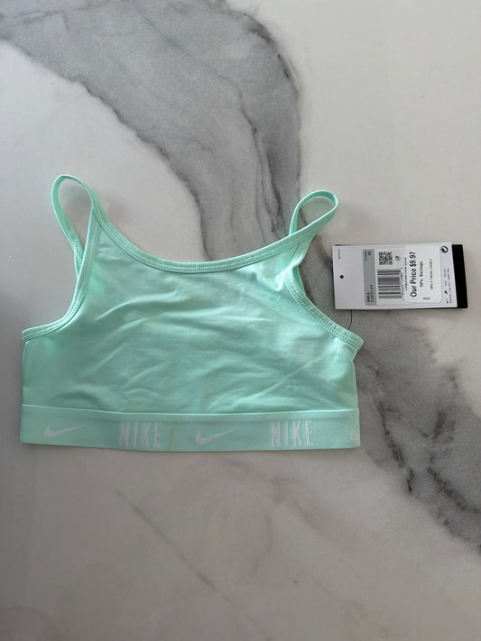 Nike mint training bra Girls XS no pads NWT - size Youth - 10 (L)