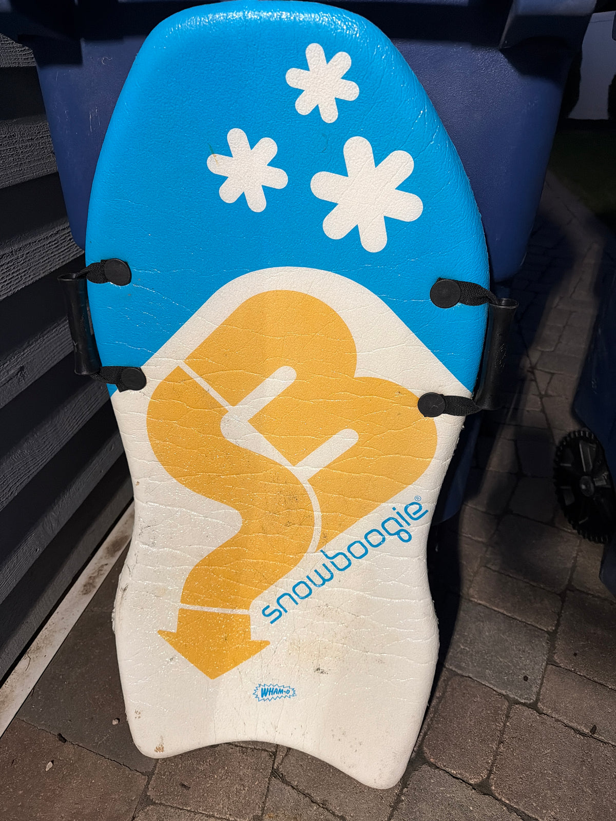 Snow boogie board sled Foam wham-o blue/yell/wh
