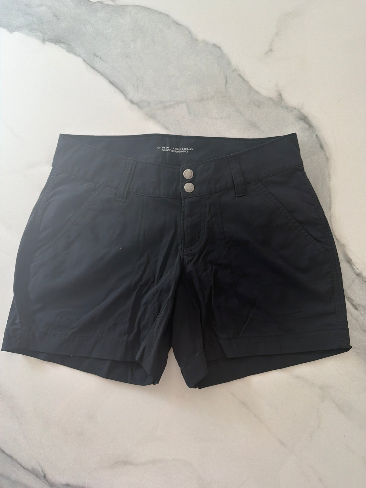 Columbia hiking shorts Sz2 blk nylon Omni- - size Junior - S (3/5)