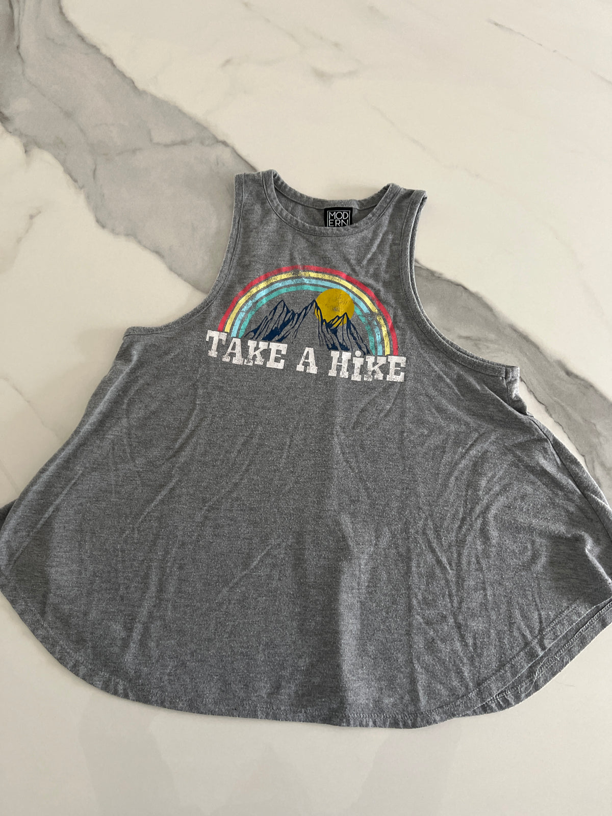 Modern Lux tank top XS Take a hike EUC - size Junior - XS (0/1)