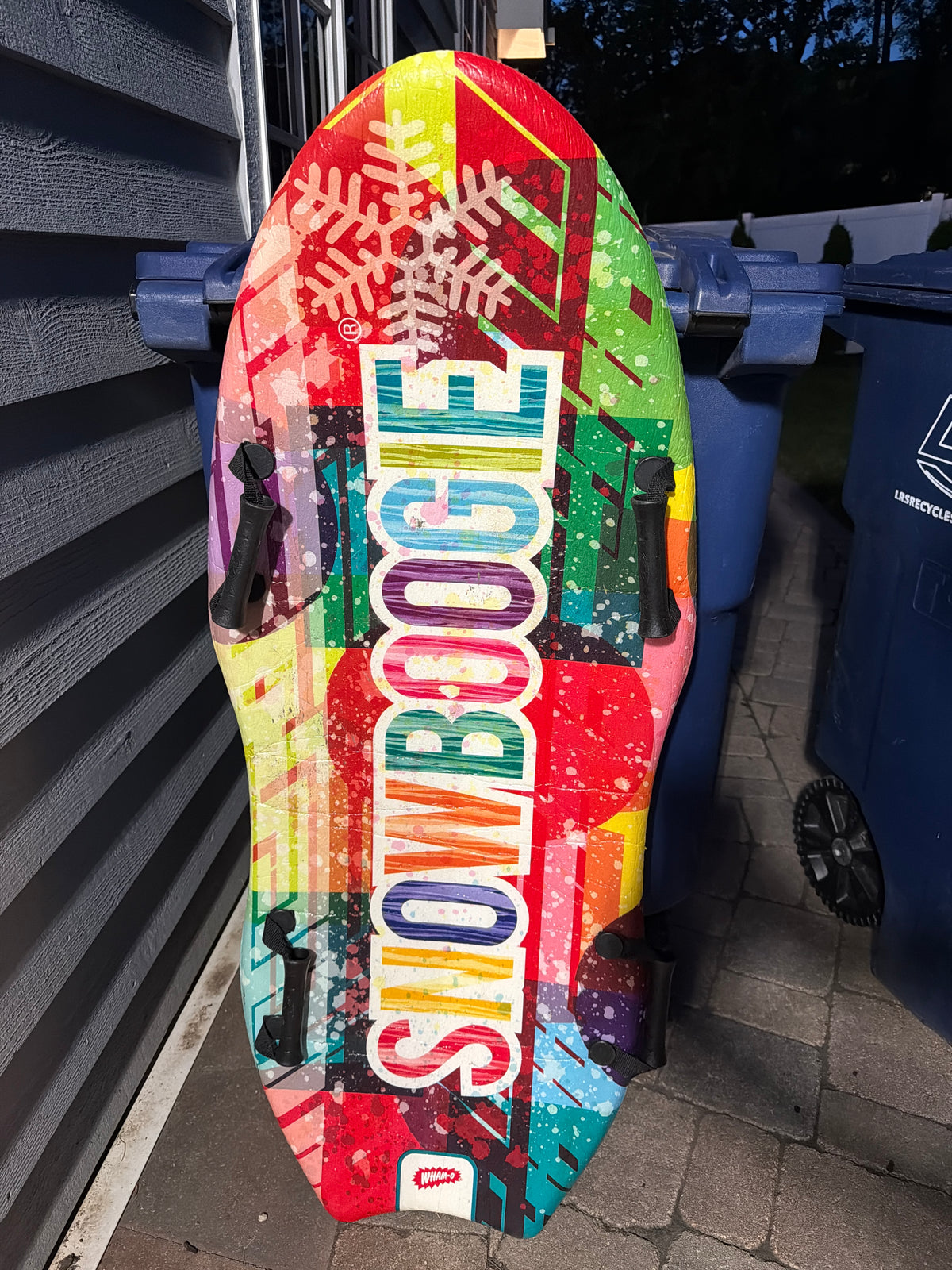 Snow boogie board foam Sled wham-o colorful