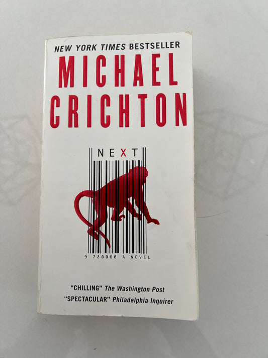Next by Michael Crichton PP Bk Bk VGUC