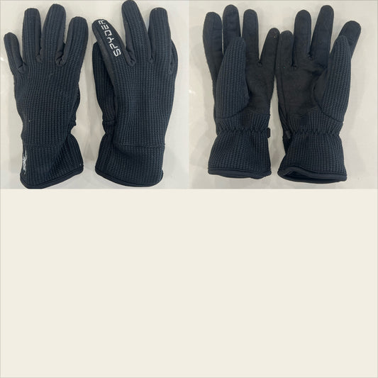 Spyder youth L gloves Black VGUC