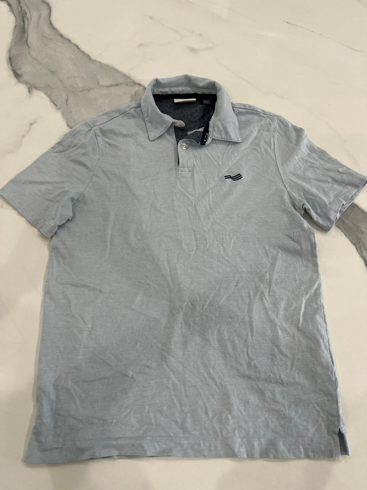 Perry Ellis SS polo szS Fits lk XS lt Blue EUC - size Teen/Men - XS (26-28)