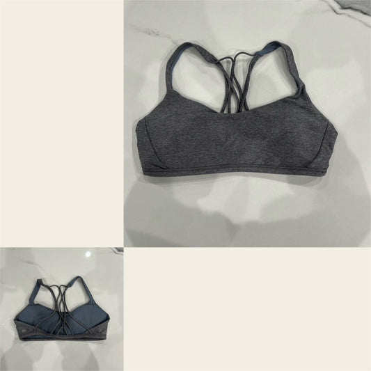 Lululemon Free to Be Sports bra sz 8 hthr gry - size Junior - M (7/9)