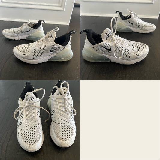 Nike air270 shoes white Sz 9 fits like 8.5 - size Shoes - Adult 8 1/2