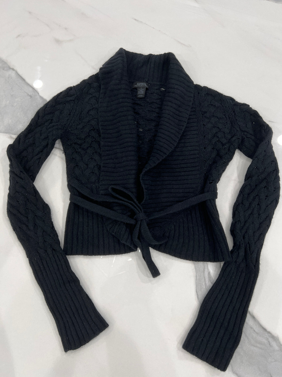 Express black sweater Blk szM fits lk S GUC - size Junior - S (3/5)