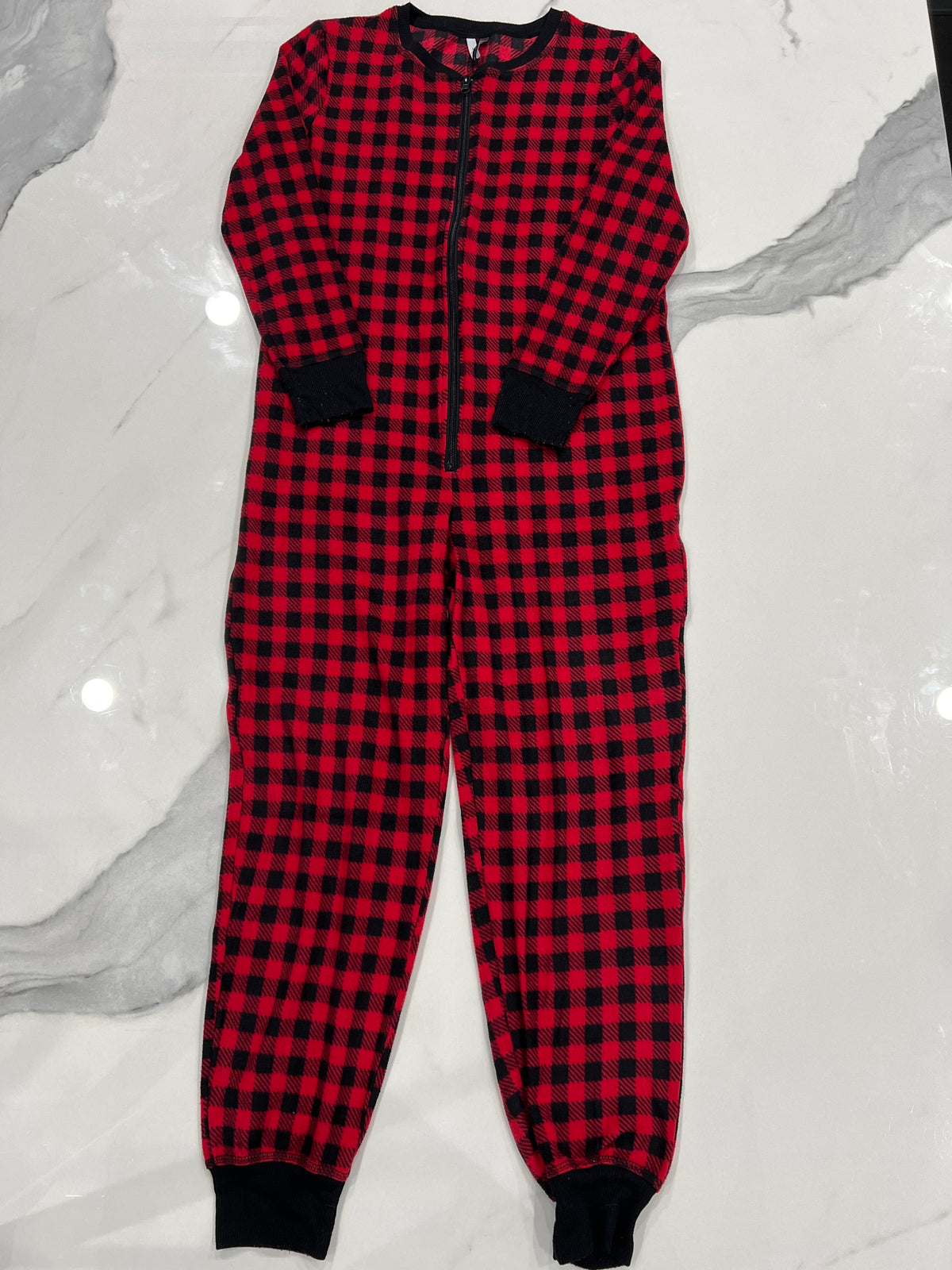 Jacklyn intimates szS Blk/red plaid fleece - size Women - S (4/6)
