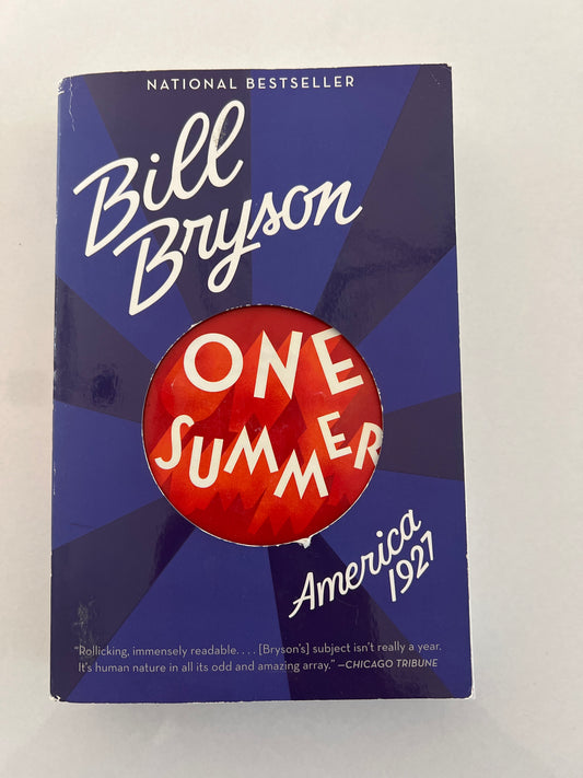 One summer america 1927 by Bill Bryson VGUC