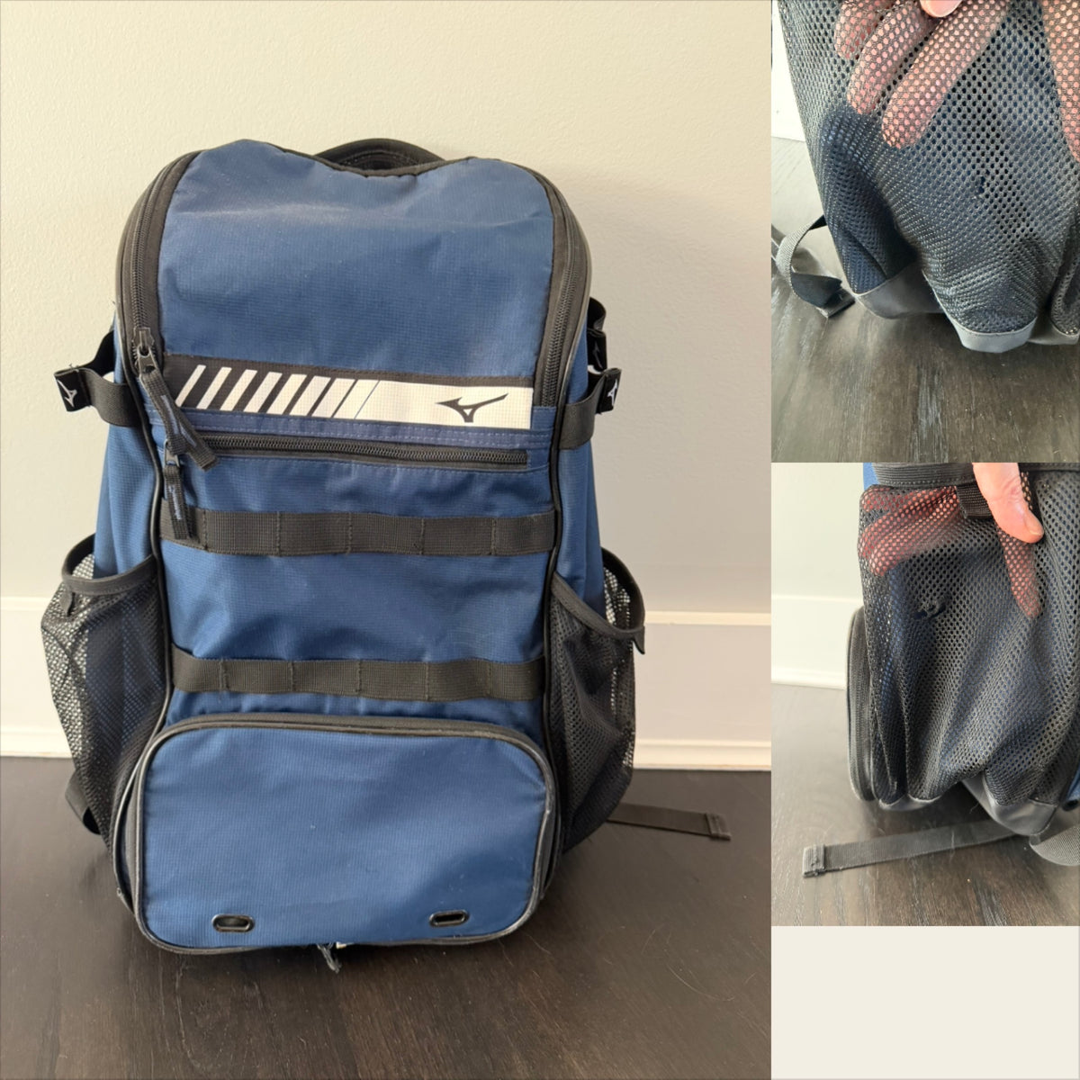 Mizuno volleyball bag Navy blue & black GUC