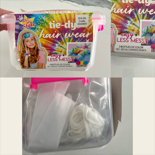 Tie dye hairwear kit #1 NEW pd $16.99