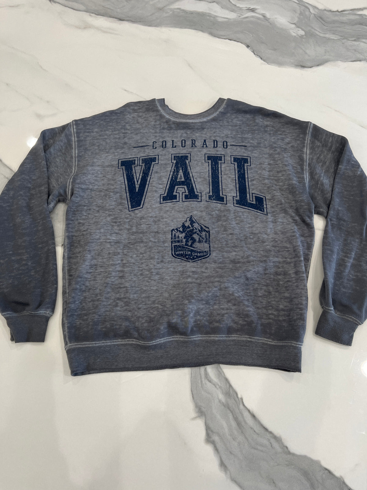 Goodie 2 sleeves swtshrt SzS oversized Vail CO - size Junior - S (3/5)