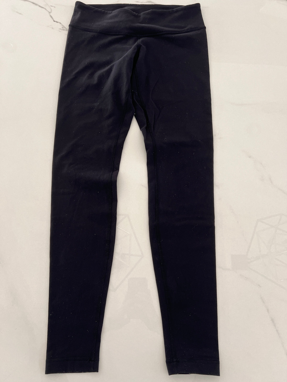 Lululemon wunder unders Sz8 blk thicker pilling@ - size Women - S (4/6)