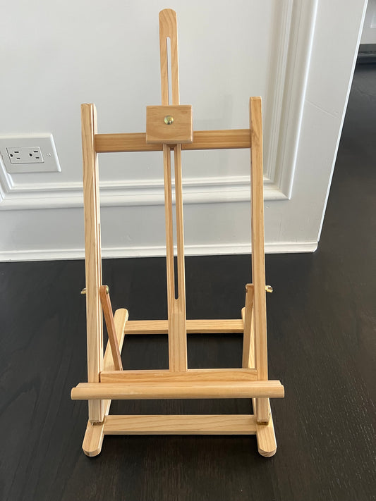 Wood painting easel #2 New folds up for storage