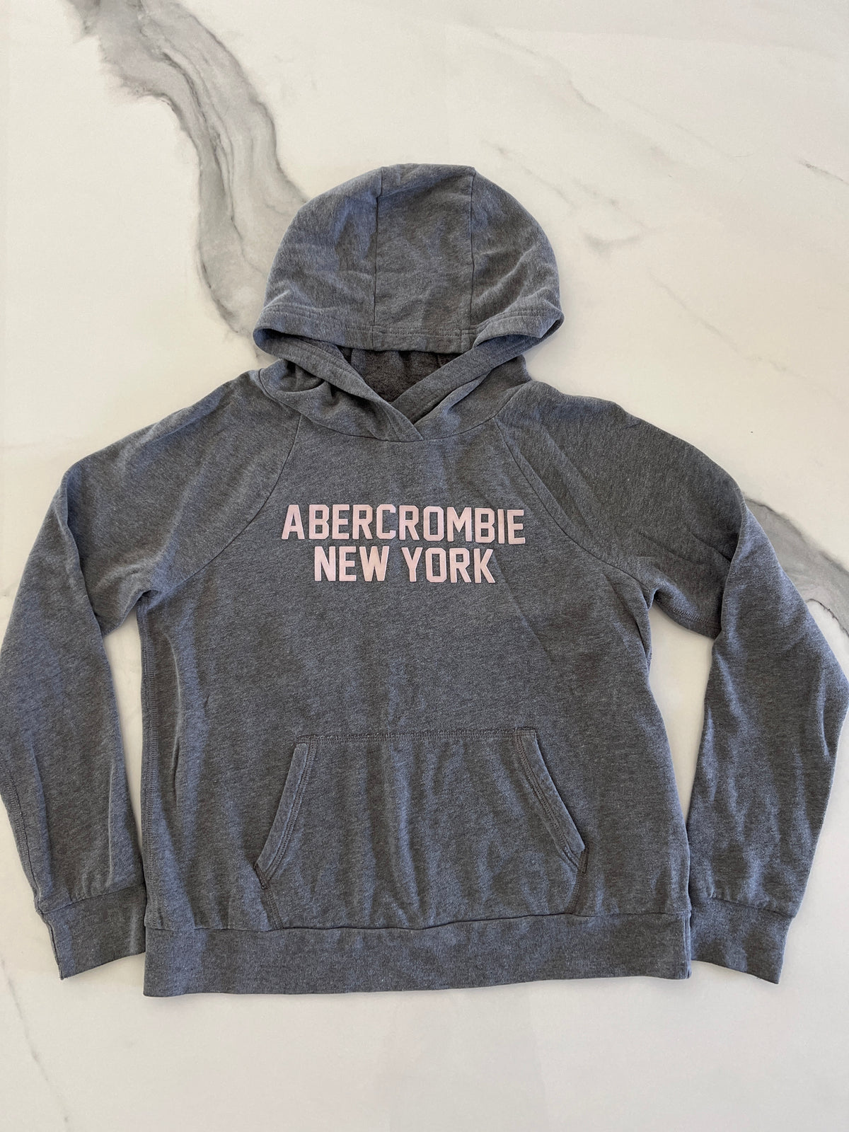 Abercrombie hoodie szL Gray GUC 20Chest - size Junior - L (11/13)