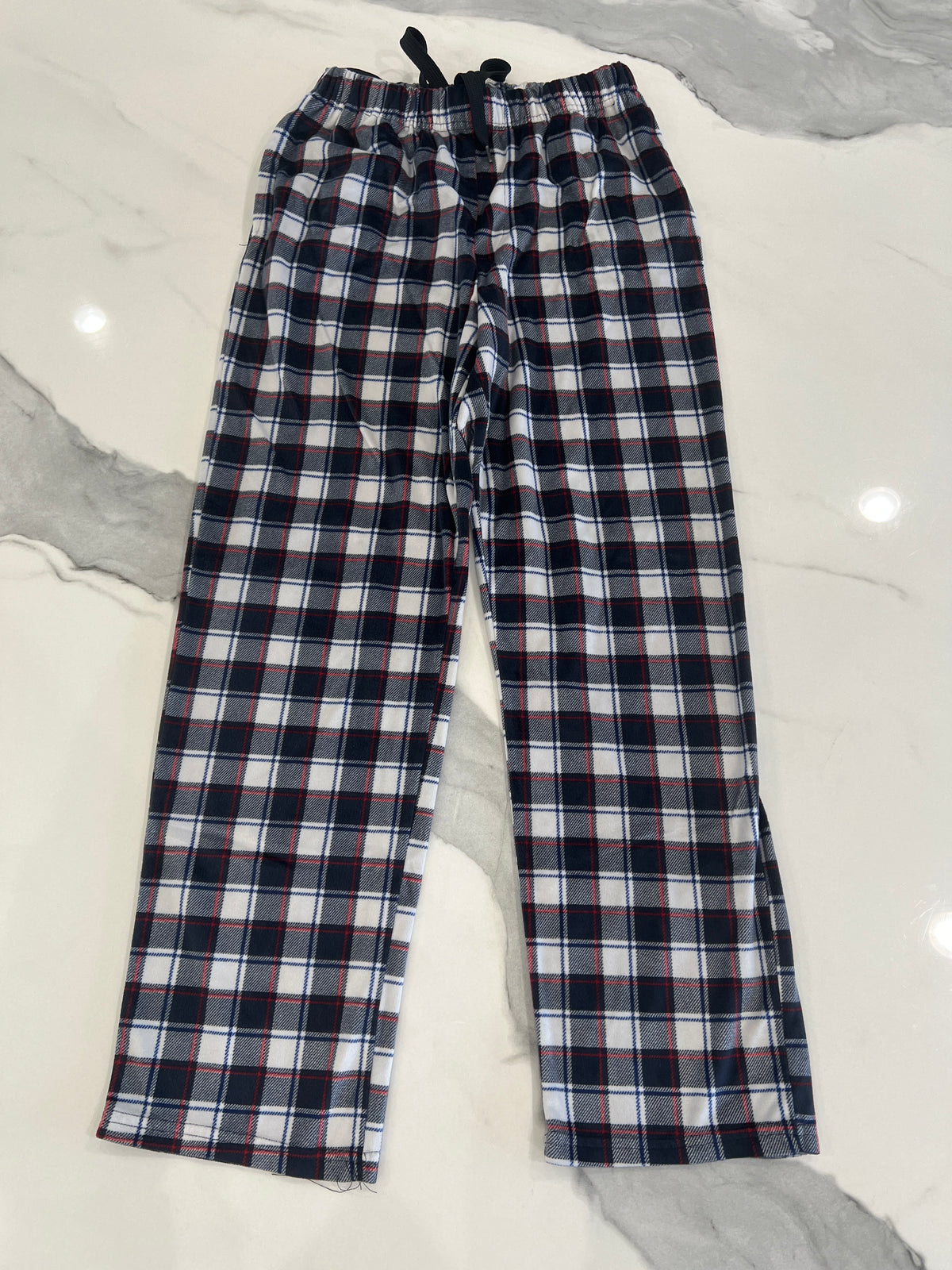 Dockers pj pants szS Navy/wht/red plaid soft - size Teen/Men - S (29-31)