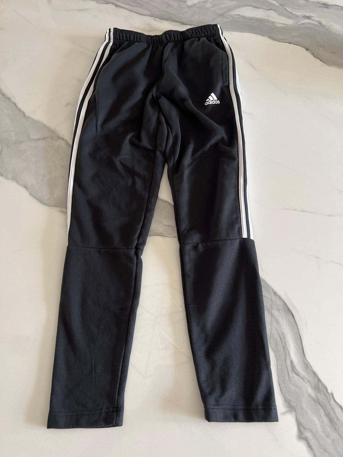 Adidas szS sweatpants Blk w wht strps - size Teen/Men - S (29-31)