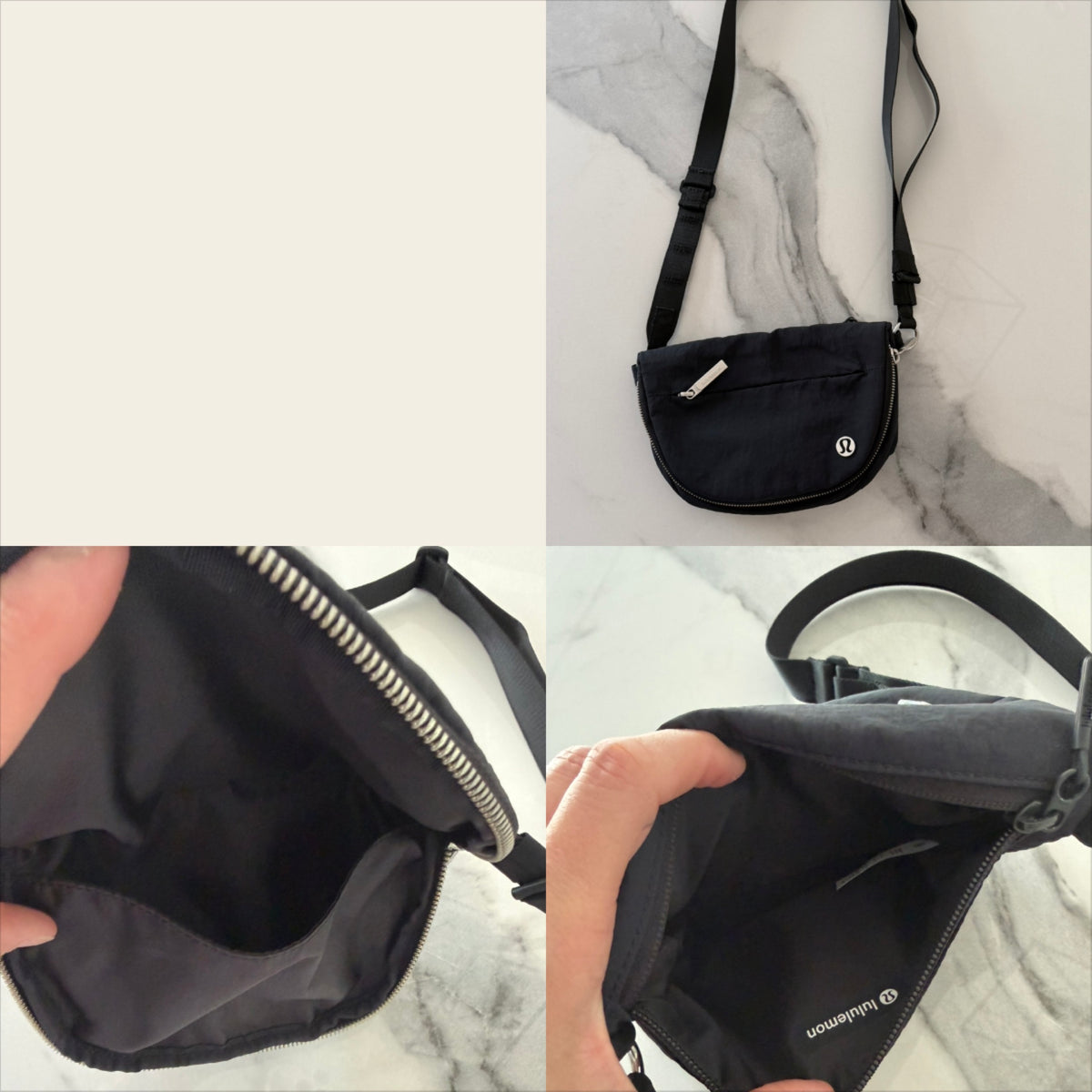 Lululemon crossbody bag Black older style but EC