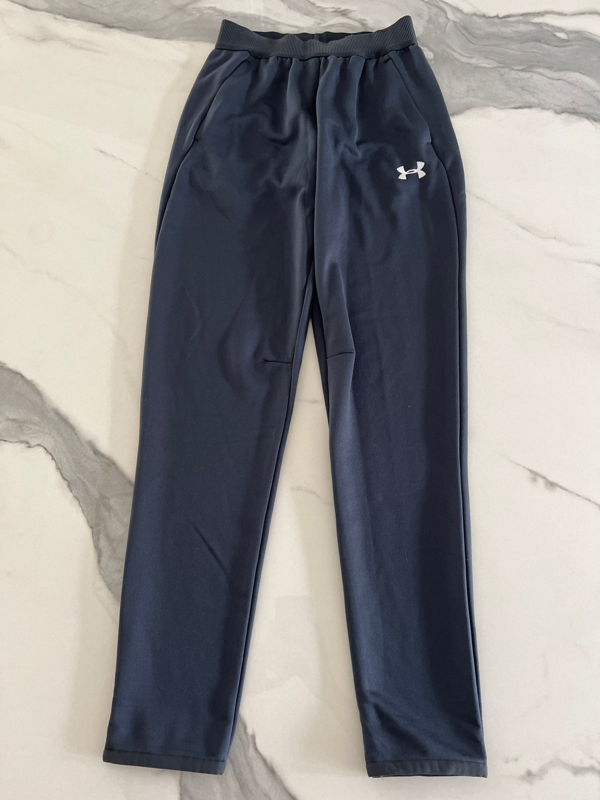 Under Armour track pants SzS fit lk XS grey EUC - size Junior - S (3/5)