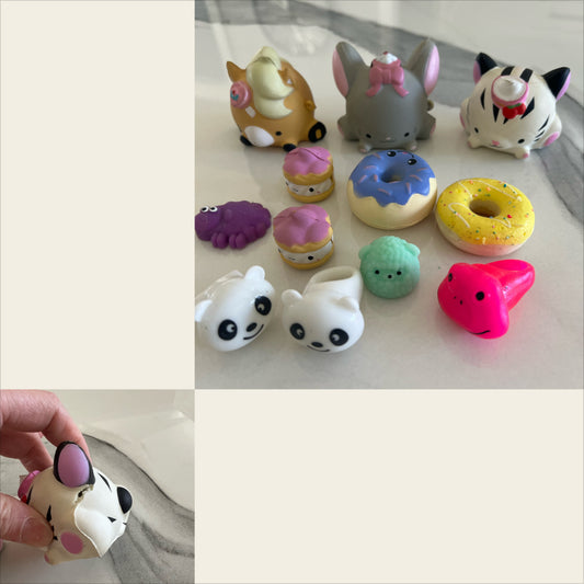 Squishy lot All used small tear