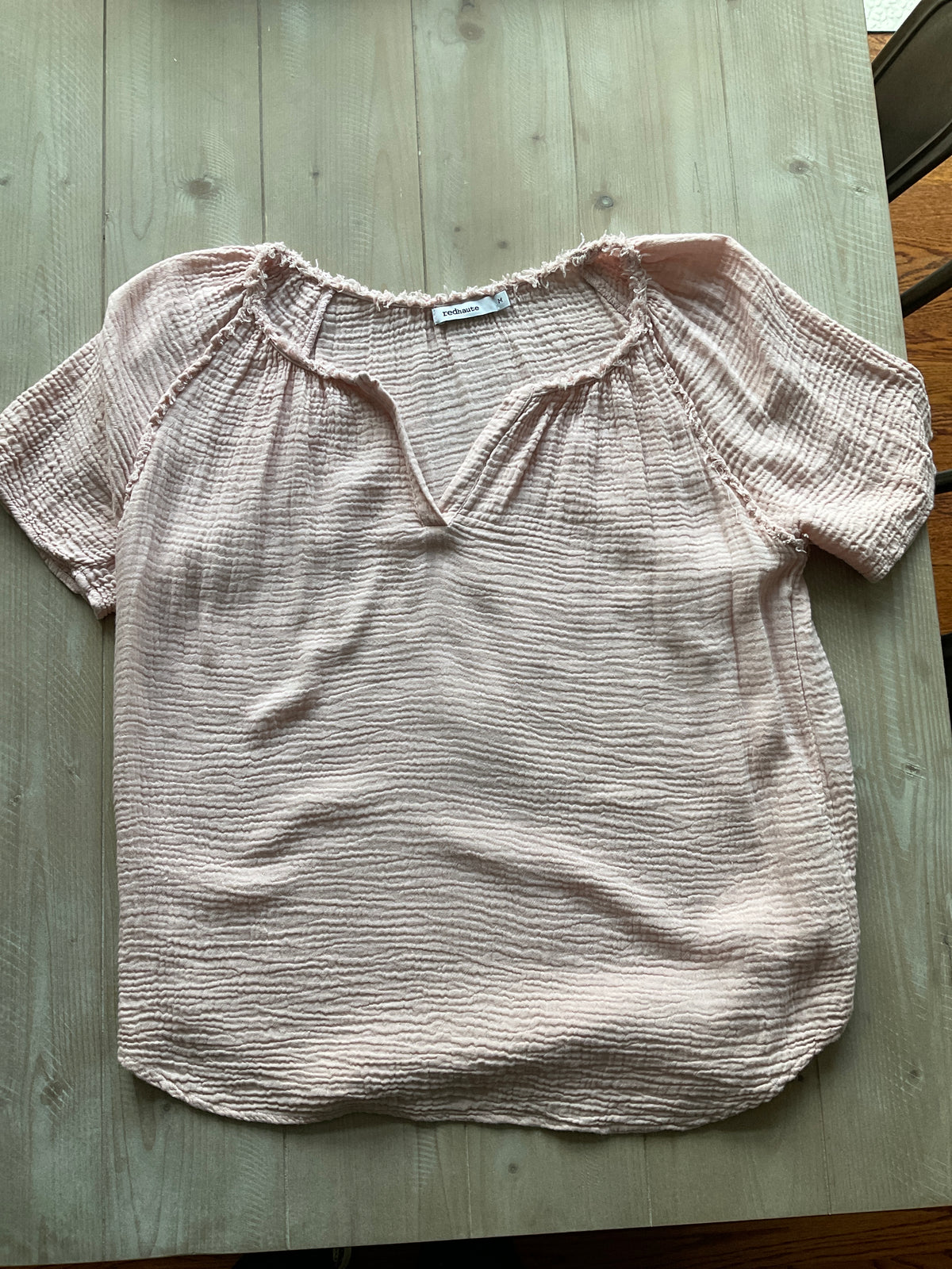 RED HAUTE GAUZE TOP - size Women - M (8/10)