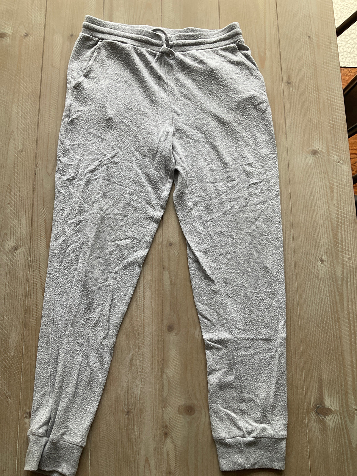 ZELLA JOGGERS LIGHT GREY SIDE POCKETS SZ 10/12 - size Youth - 10 (L)