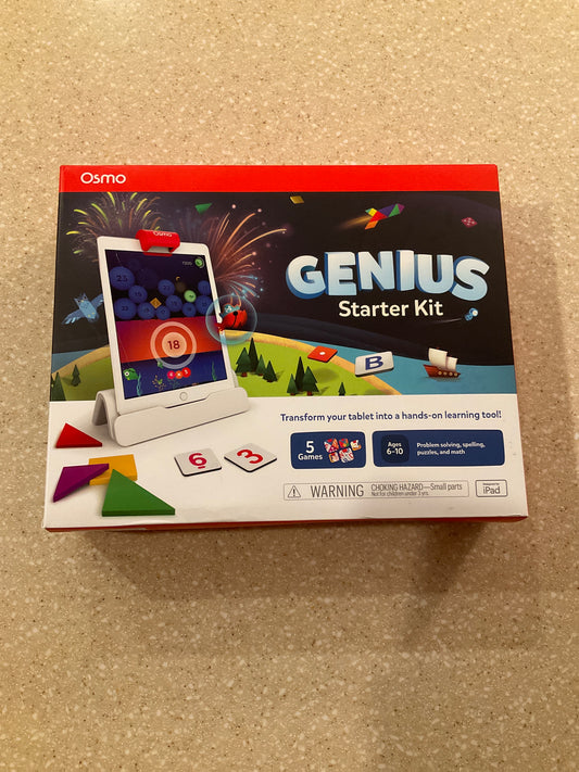 OSMO GENIUS STARTER KIT LIKE NEW - 5 GAMES