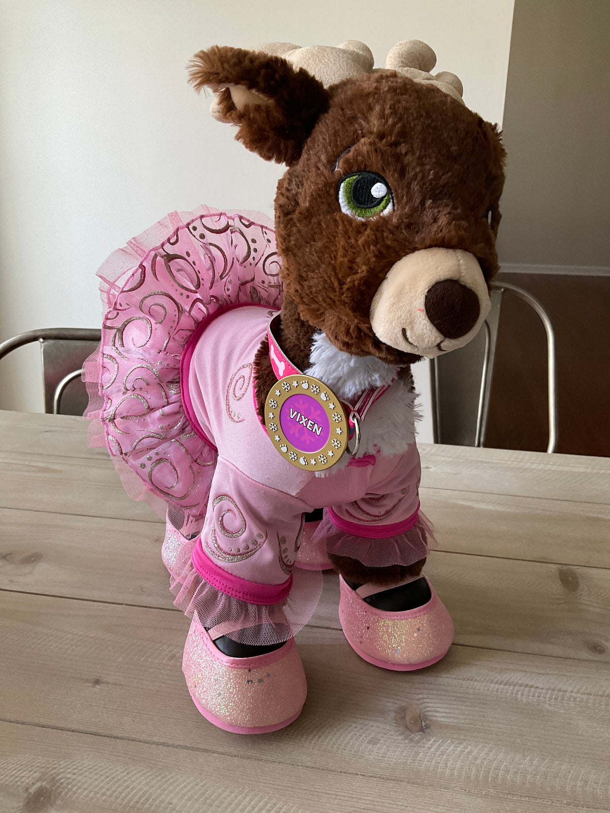 BUILD A BEAR REINDEER W/OUTFIT & SHOES