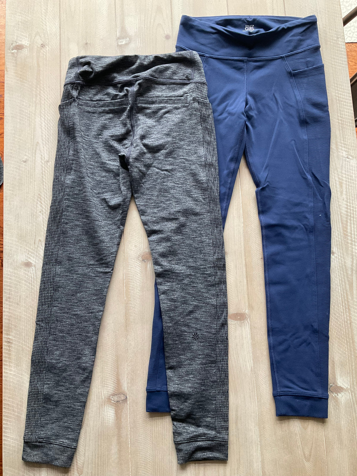ATHLETA GIRL EUC SET OF 2 LEGGINGS - size Youth - 12 (L)