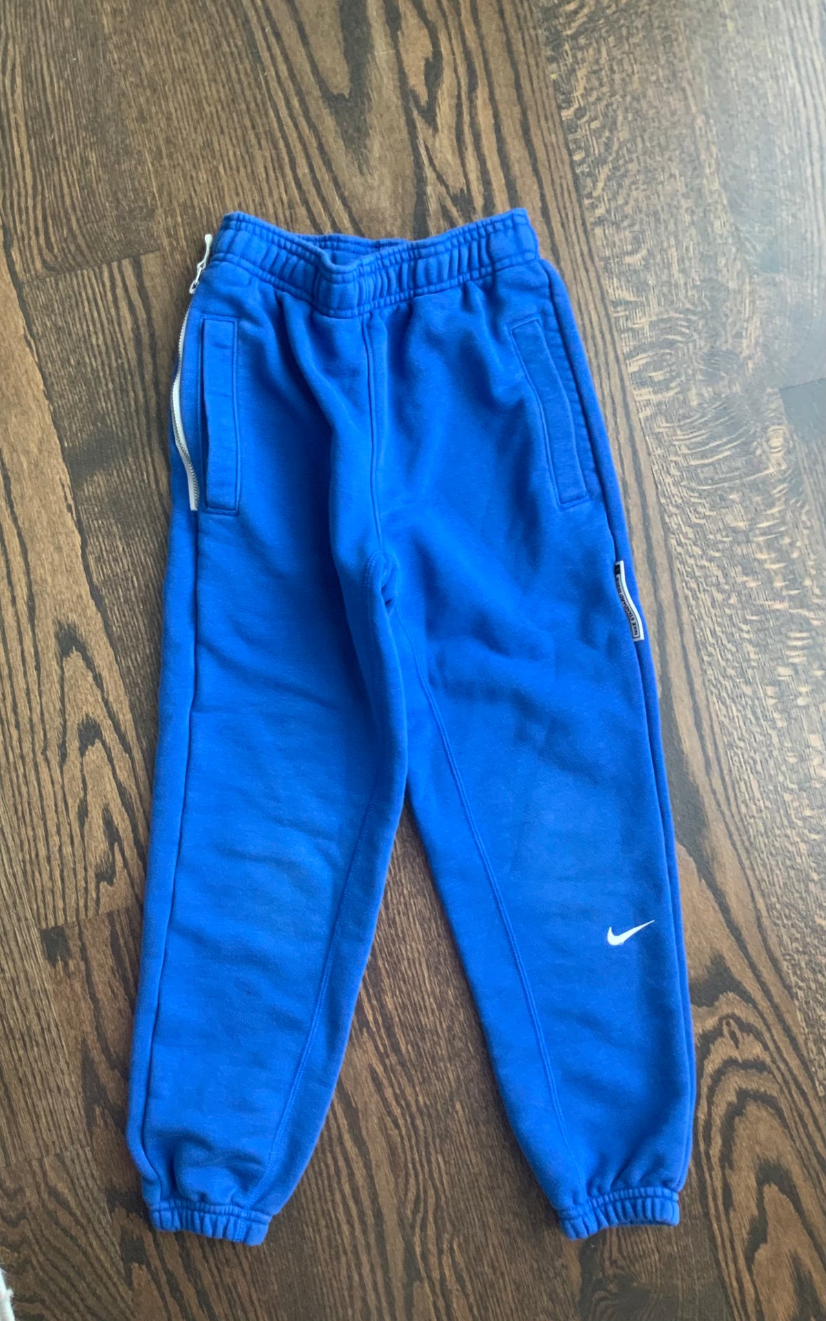Nike Drifit blue sweat pants - size Youth - 5 (XS)