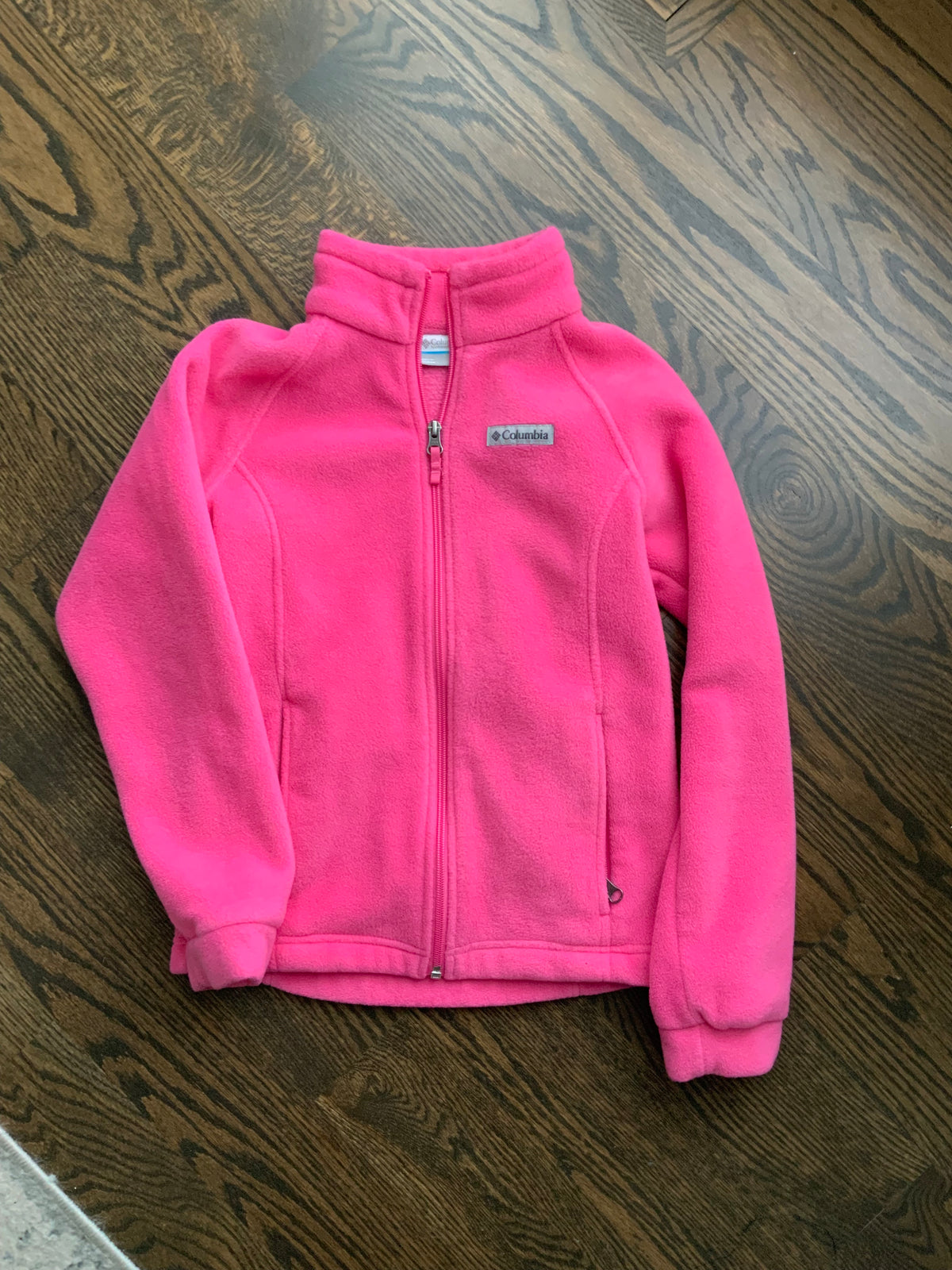 Pink Columbia zip Pink jacket - size Youth - 10 (L)