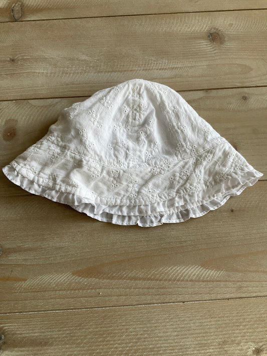 GIRLS 18 MONTH WHITE SUN HAT