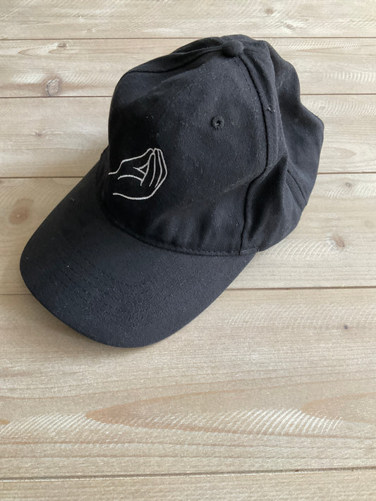 BLACK BASEBALL HAT ITALIAN
