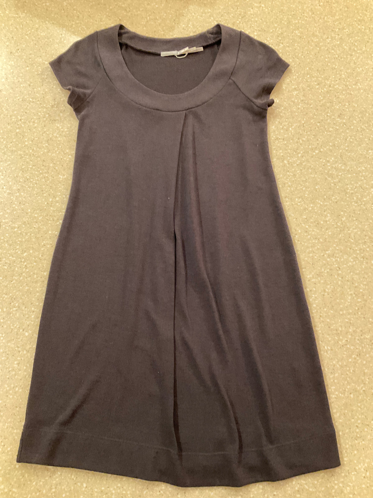 GRAY SWEATER TUNIC PLEATED FRONT - size Women - S (4/6)