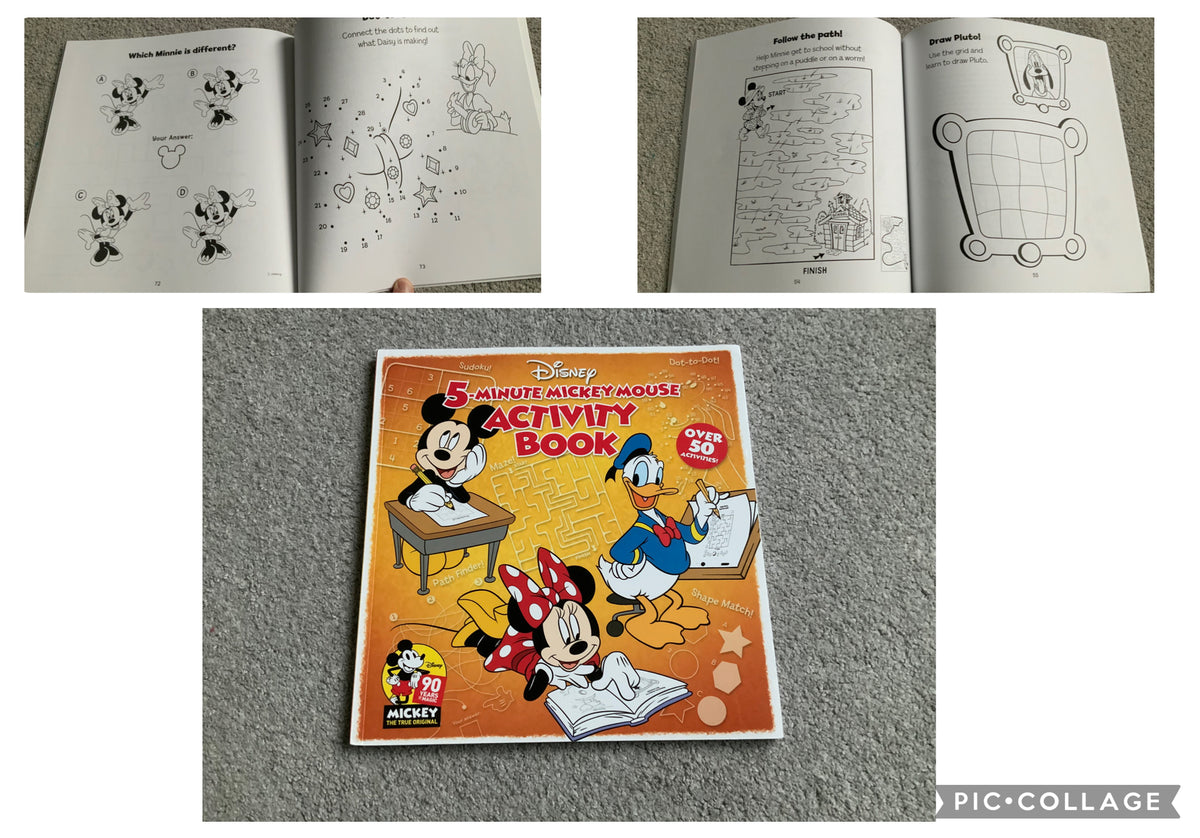 5-minute mickey mouse activity book