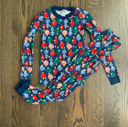 like new unisex hanna Andersson blue ornament - size Youth - 10 (L)