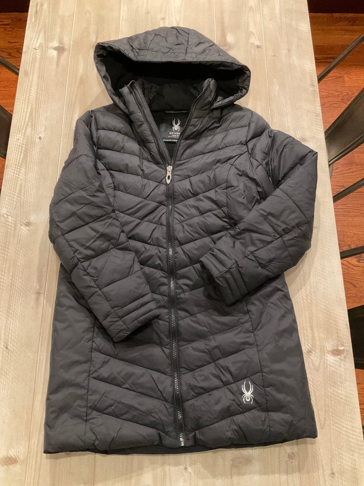 NWOT SPYDER COAT BLACK SZ L 12-14 - size Youth - 12 (L)