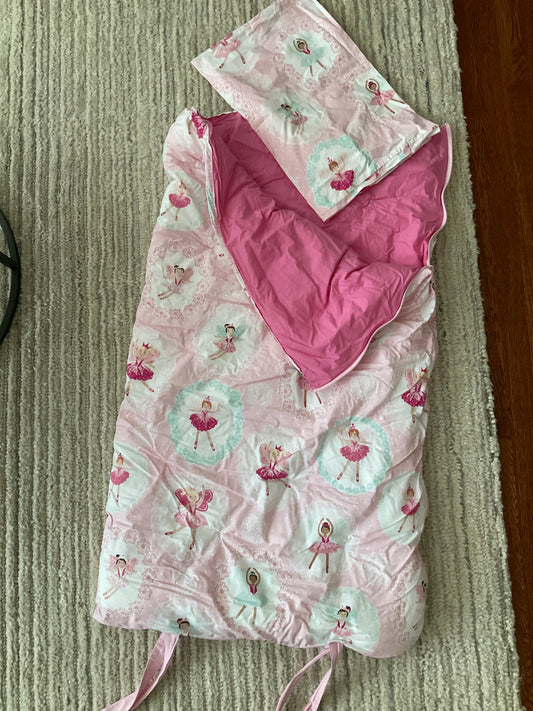 POTTERY BARN KIDS SLEEPING BAG+PILLOWCASE