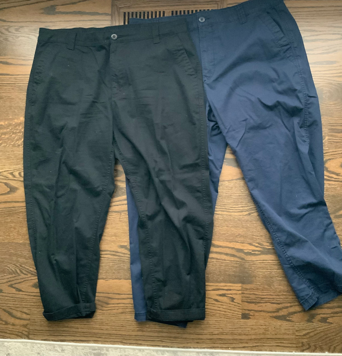 Navy & black old navy og Chino high rise pants - size Women - XL (16/18)