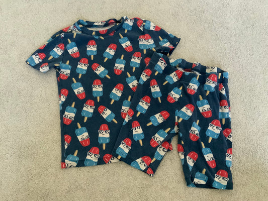 popsicle ss pj set - size Youth - 8 (M)