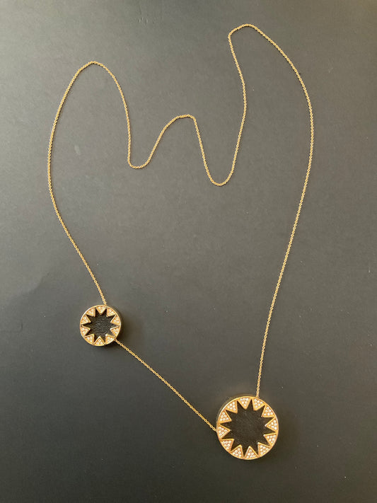 HOUSE OF HARLOW NECKLACE DOUBLE. SUNBURST, 30