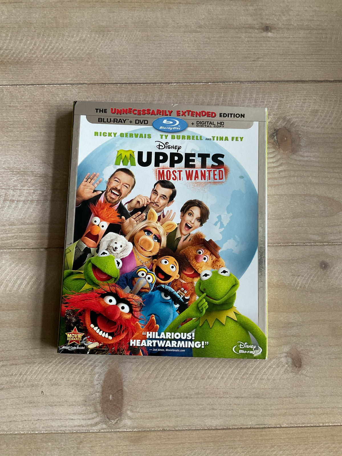 DISNEY MUPPETS MOST WANTED - NEW BLU-RAY &