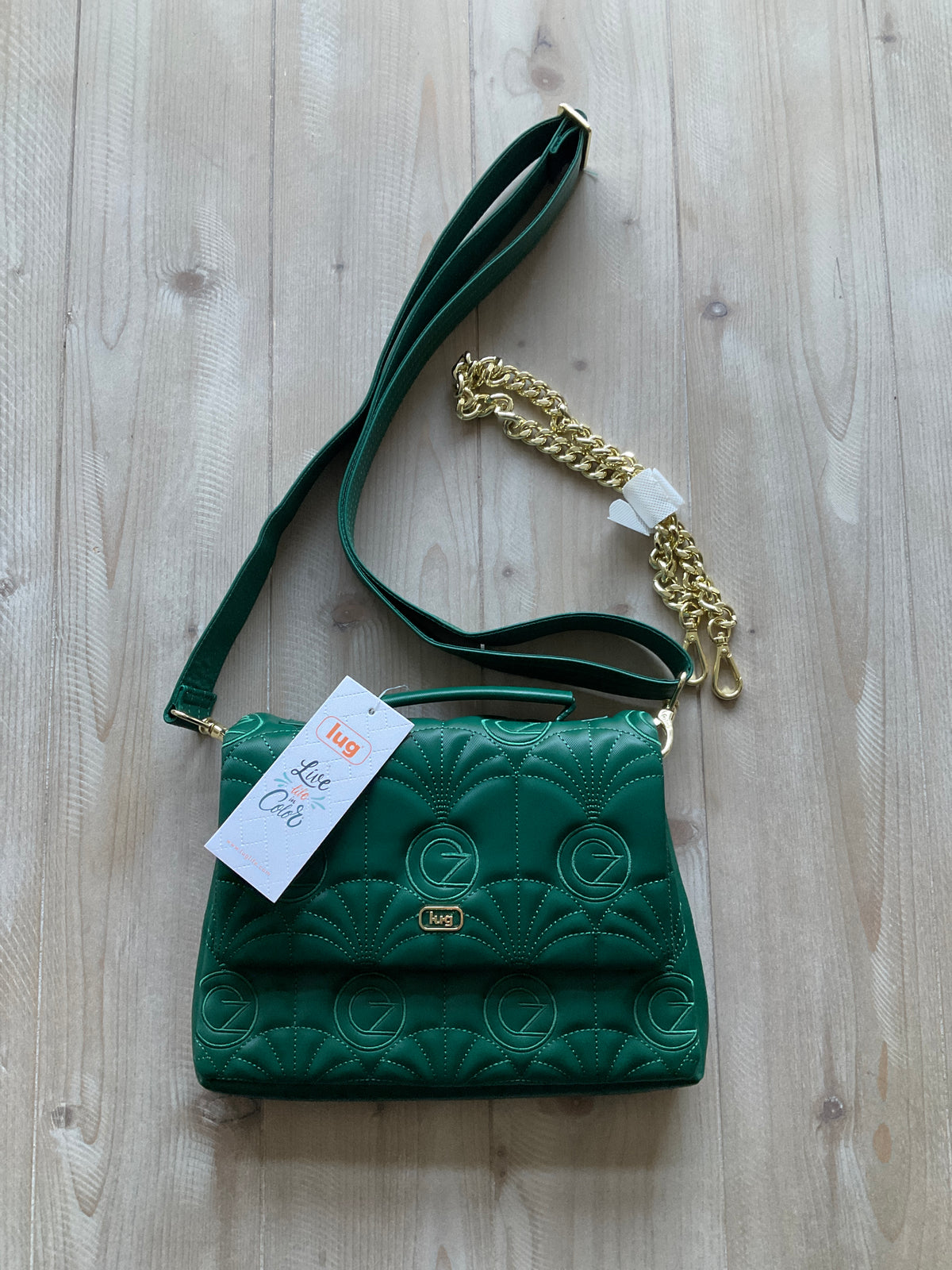 NWT LUG WICKED PURSE CROSSBODY W/2 STRAPS